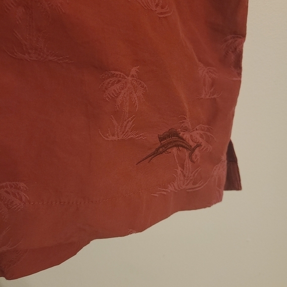 Tommy Bahama | Men's Paradise Nation Nylon Palm Print Swim Trunks (Size Large) - Picture 6 of 13